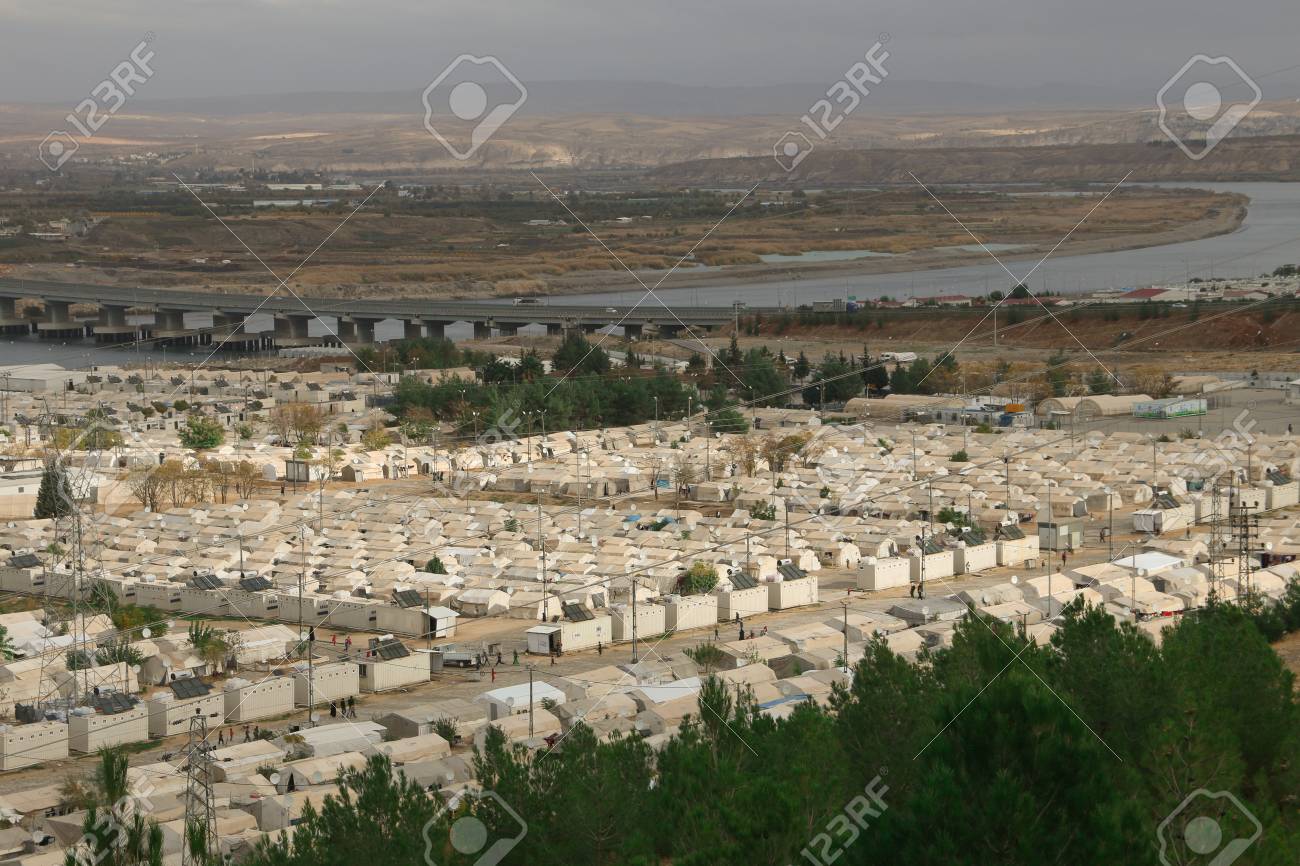トルコのシリア難民キャンプ の写真素材 画像素材 Image