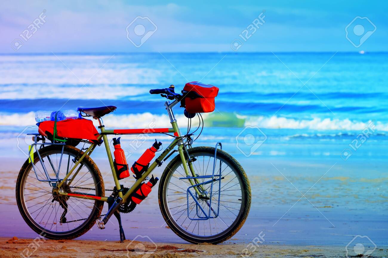 bicycle on the beach