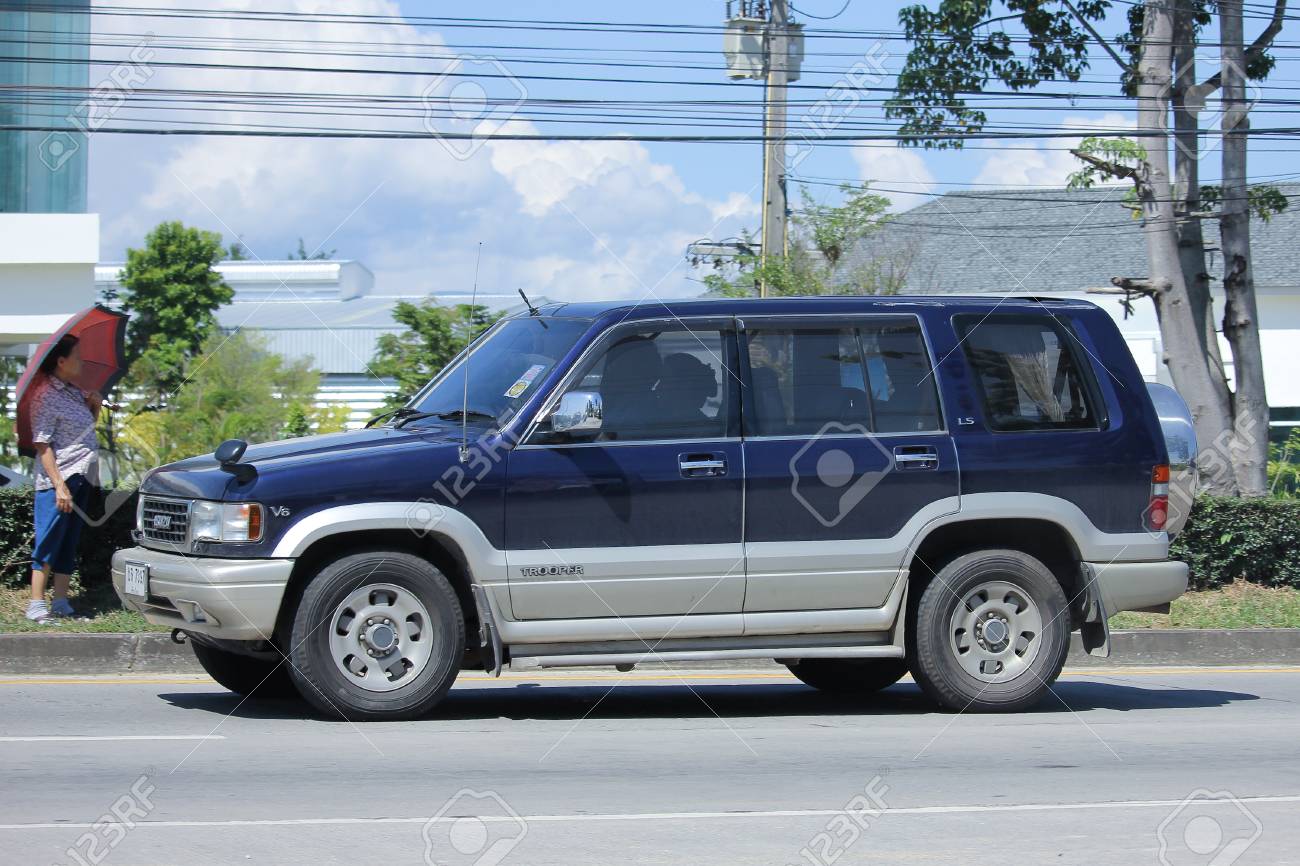 Chiangmai Thailand October 16 2015 Private Car Isuzu Trooper