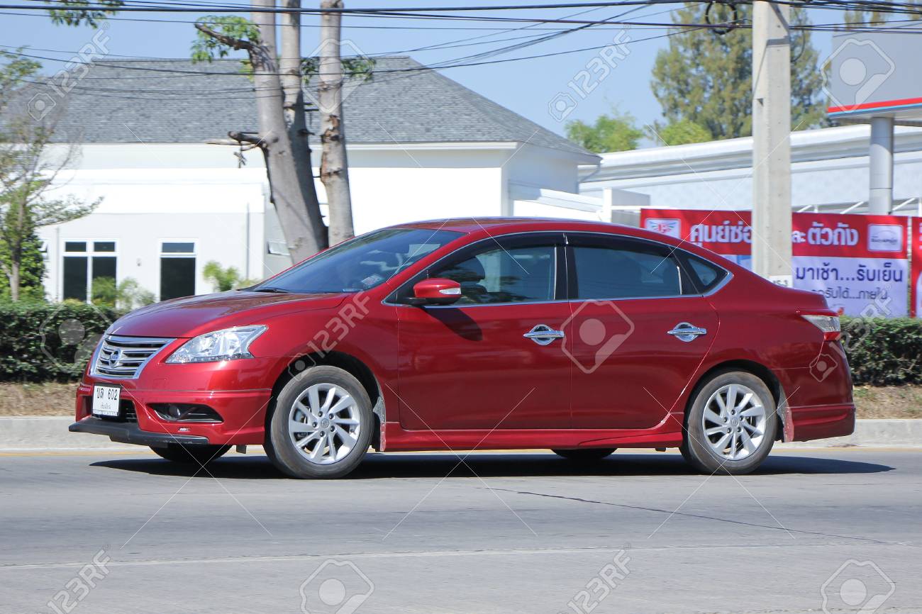 Chiangmai Thailand December 3 2015 Private Car Nissan Sylphy