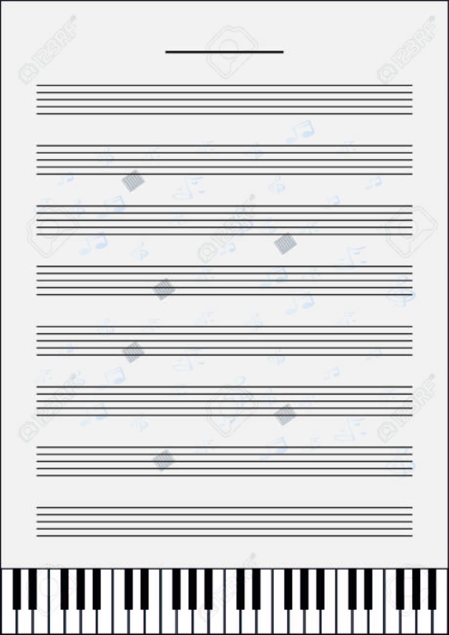 blank music sheet size a4 vector art and illustration royalty free blank music sheet piano