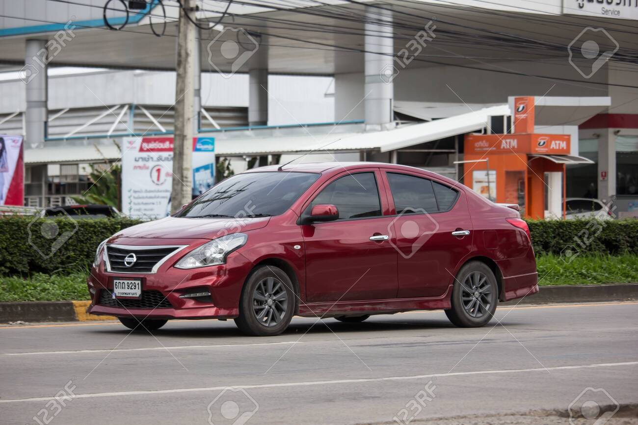 Chiangmai Thailand August 29 2019 Private Eco Car Nissan