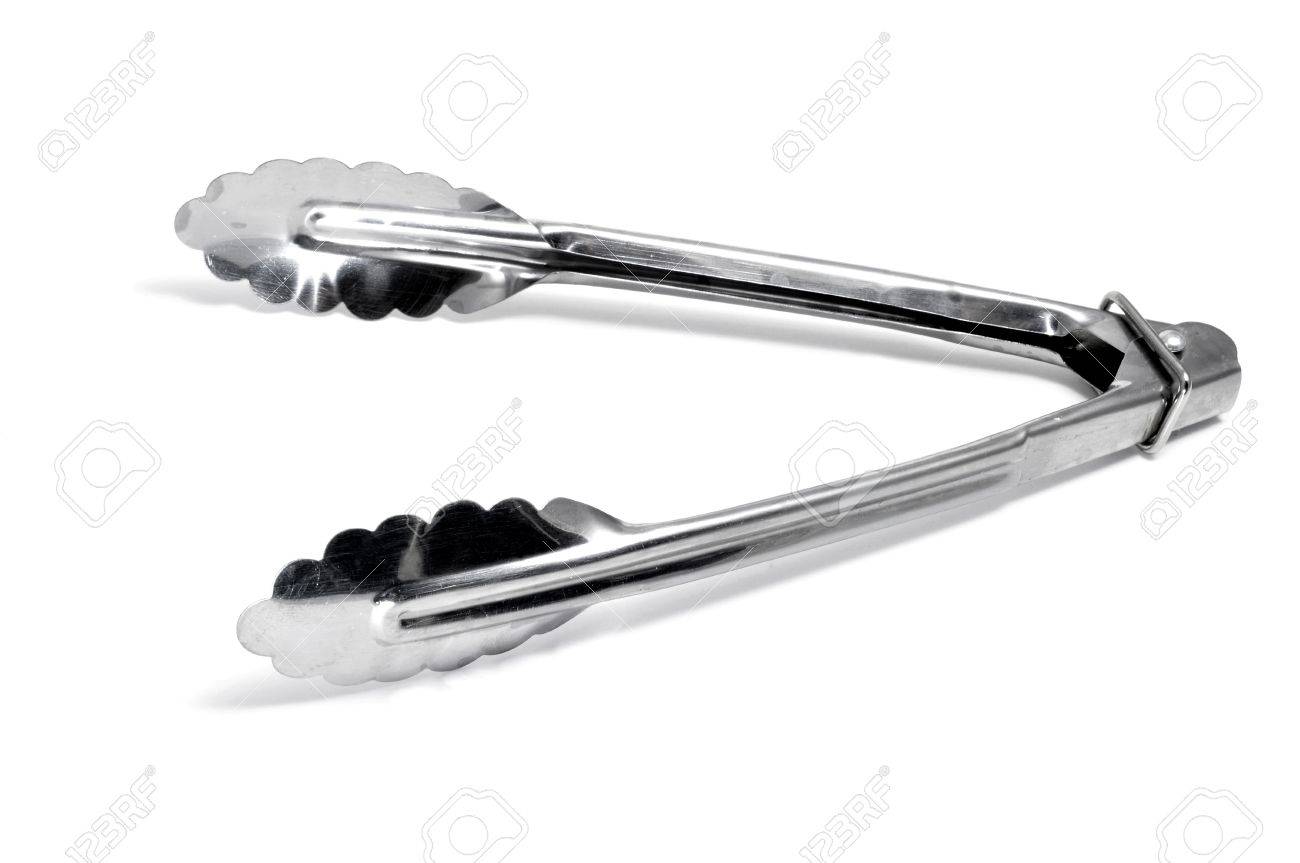Serving Tongs Isolated On A White Background Stock Photo Picture - Serving Tongs Isolated On A White Background Stock Photo serving tongs isolated on a white background stock photo picture - serving tongs isolated on a white background stock photo