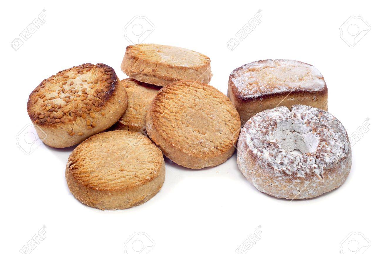 Un Tas De Mantecados Et Polvorones Typiquement Espagnol Gateaux De Noel Banque D Images Et Photos Libres De Droits Image