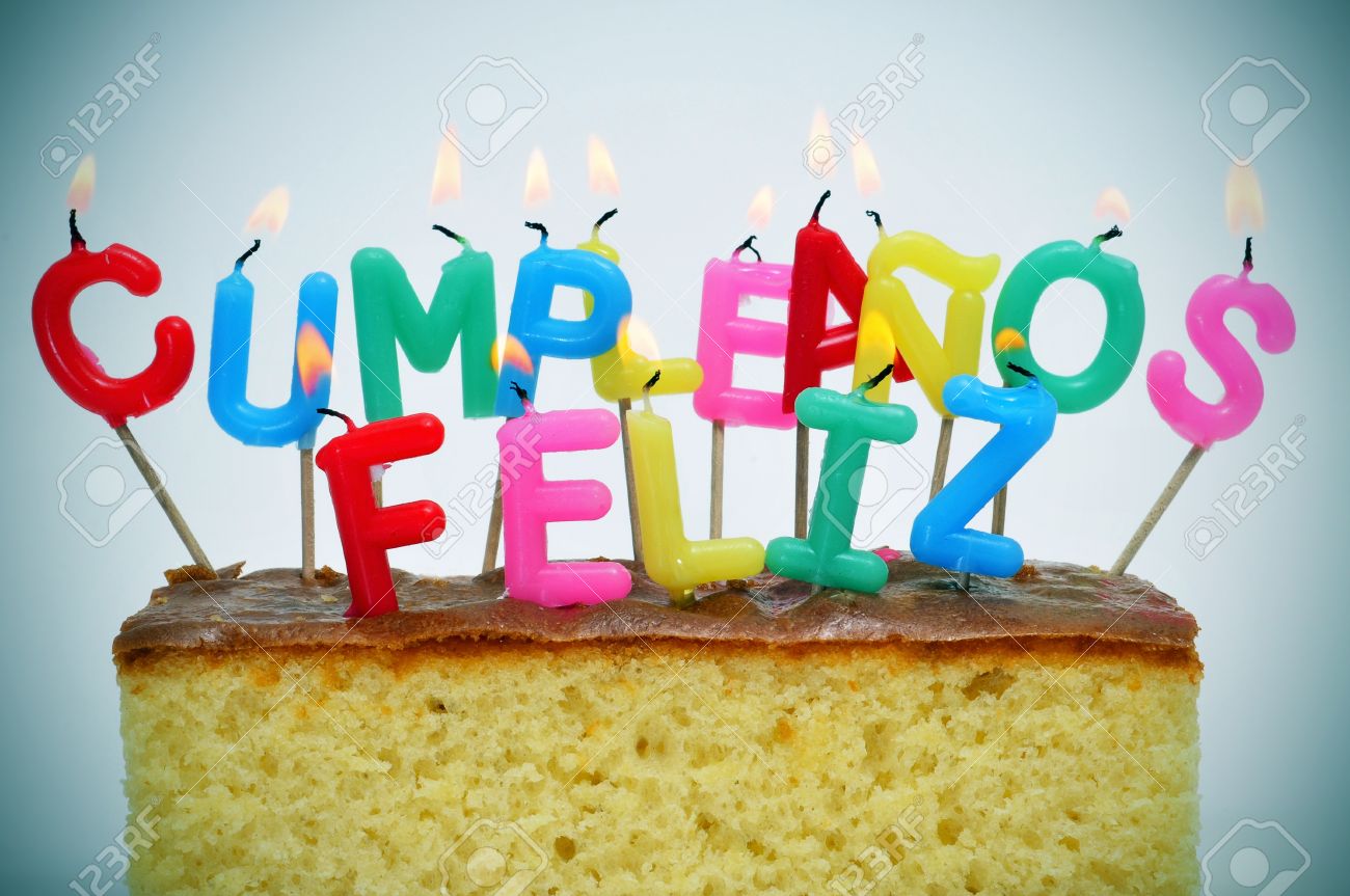 Lettre En Forme De Bougies De Couleurs Differentes Formant Phrase Cumpleanos Feliz Joyeux Anniversaire En Espagnol Sur Un Gateau Banque D Images Et Photos Libres De Droits Image Lettre En Forme De Bougies De Couleurs Differentes Formant Phrase Cumpleanos Feliz Joyeux Anniversaire En Espagnol Sur Un Gateau Banque D Images Et Photos Libres De Droits Image