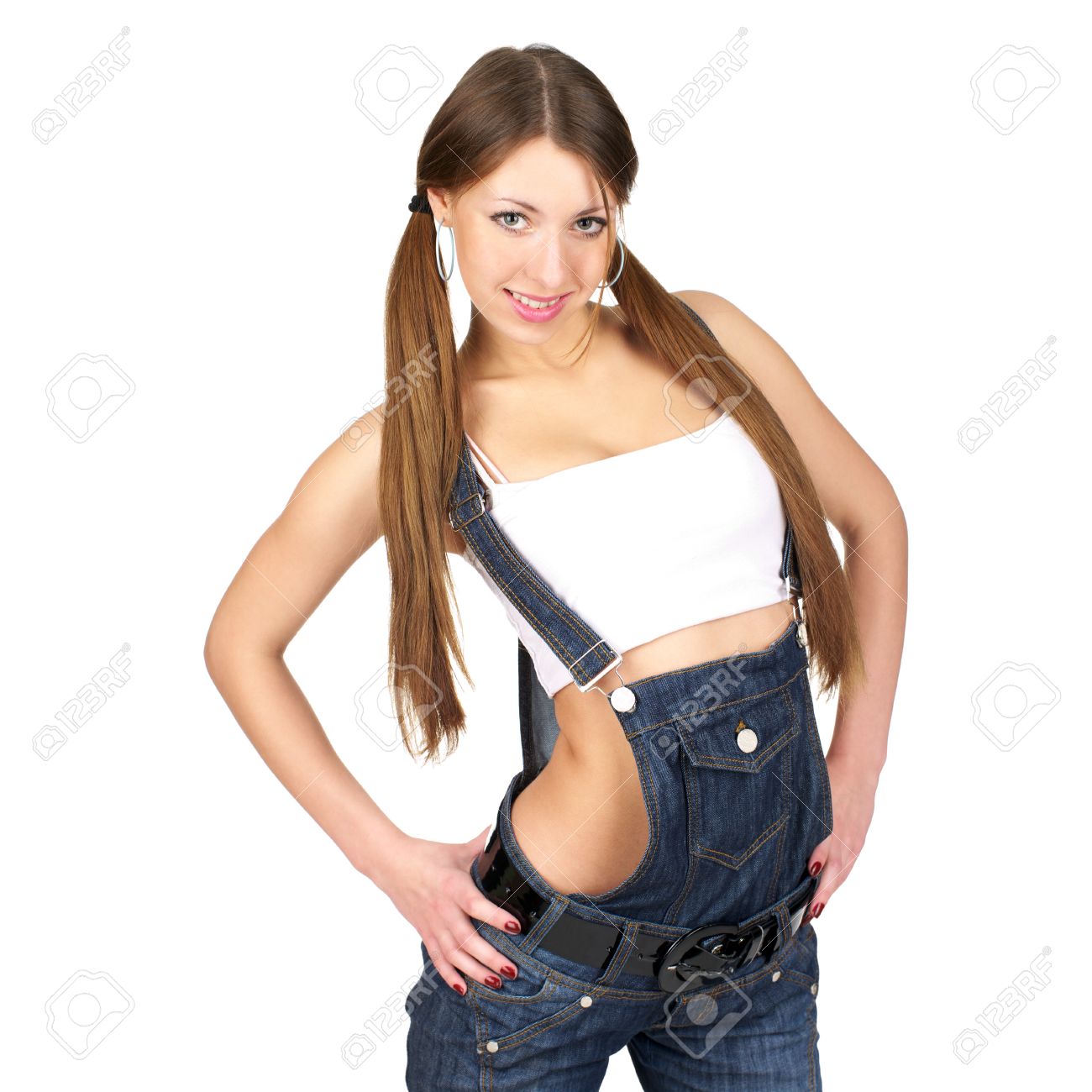sexy jeans overall