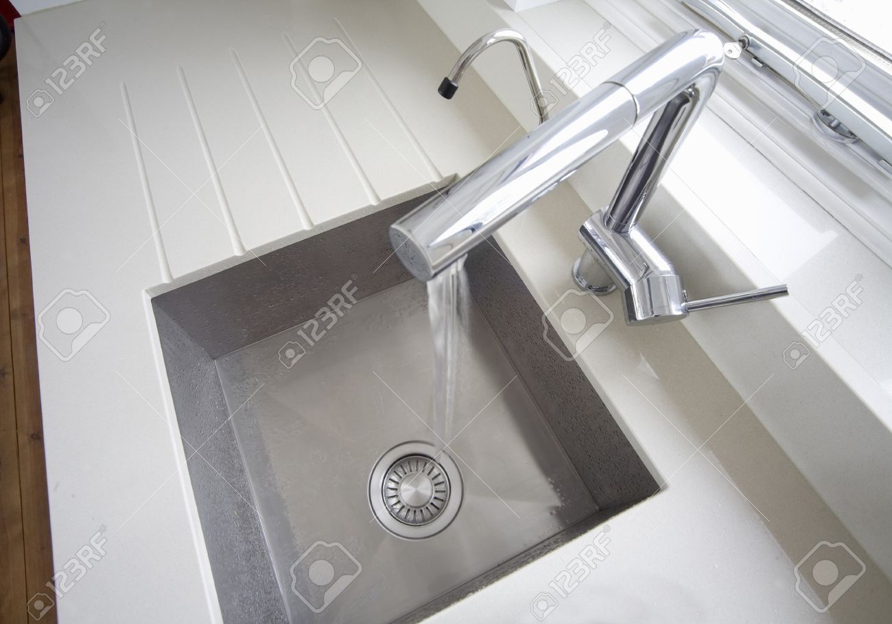 Inset Kitchen Sink Modern Inset Square Kitchen Sink Shot From - Modern Inset Square Kitchen Sink Shot From Above Stock Photo inset kitchen sink modern inset square kitchen sink shot from - modern inset square kitchen sink shot from above stock photo