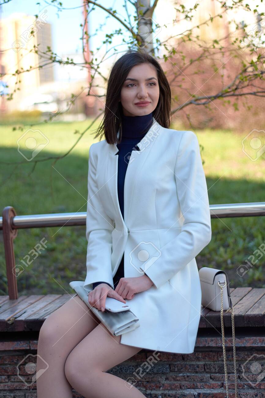 elegant white coat