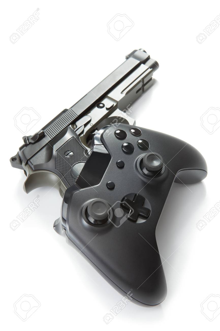 video game with gun controller