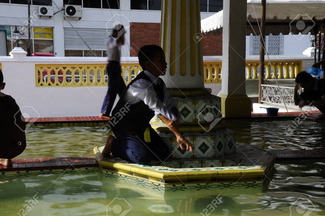 A Boy At Masjid Kampung Hulu In Malacca Malaysia Stock Photo Picture And Royalty Free Image Image 36339603