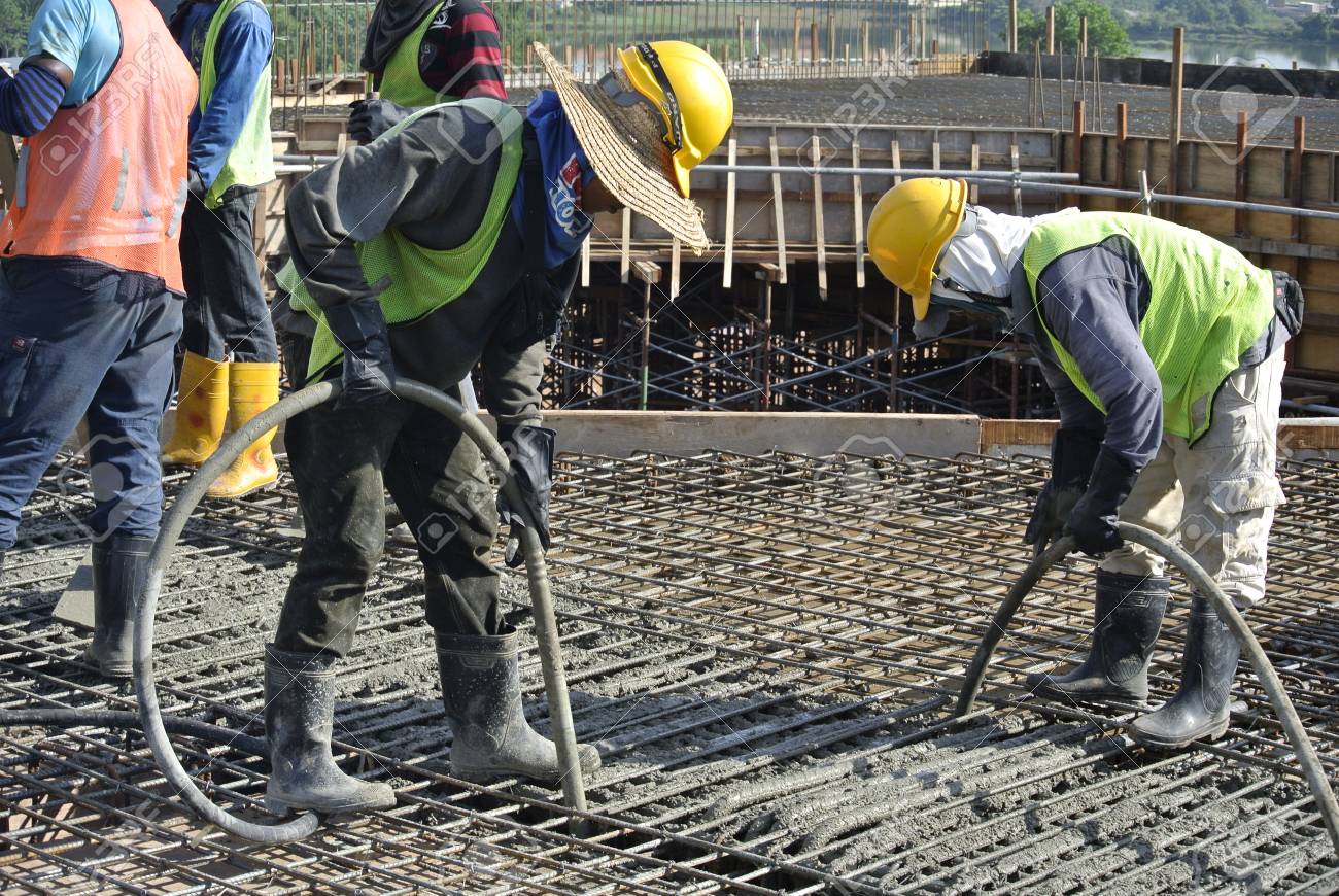 concrete workers