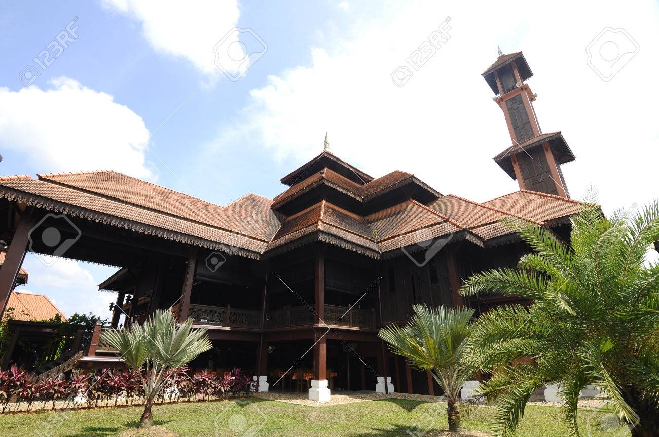 Ulul Albab Mosque Or Masjid Kayu Seberang Jertih Was Located At Jerteh Terengganu Malaysia Completed In