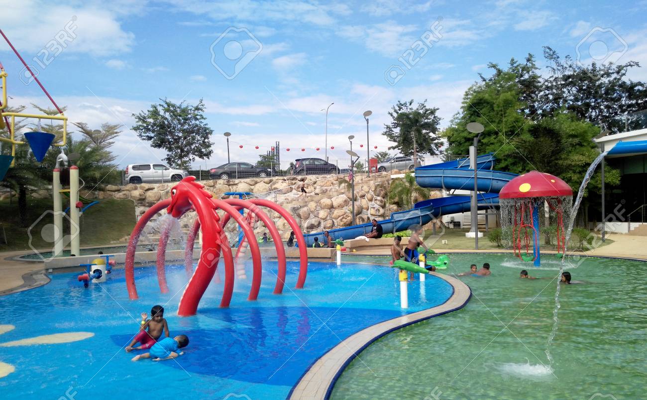 SEREMBAN, MALAYSIA -FEBRUARY 25, 2017: Modern Children Outdoor