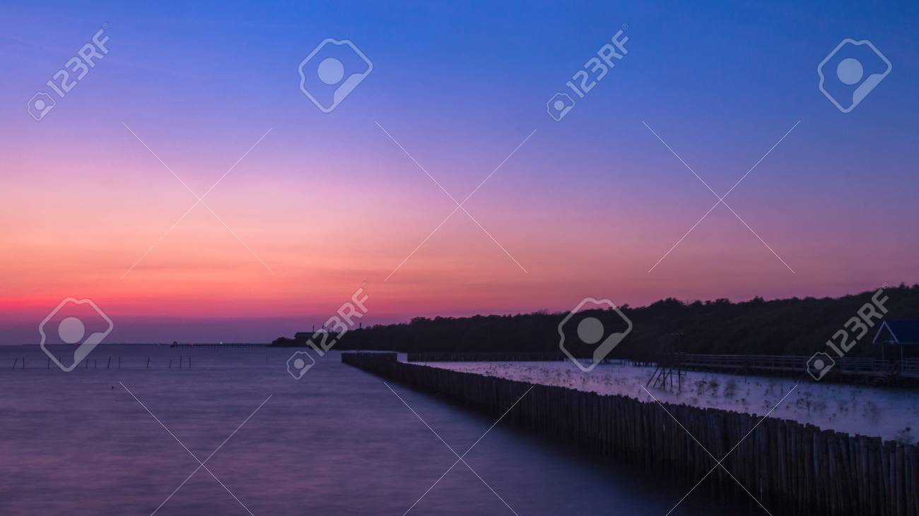 longexposure romantic landscape sunset