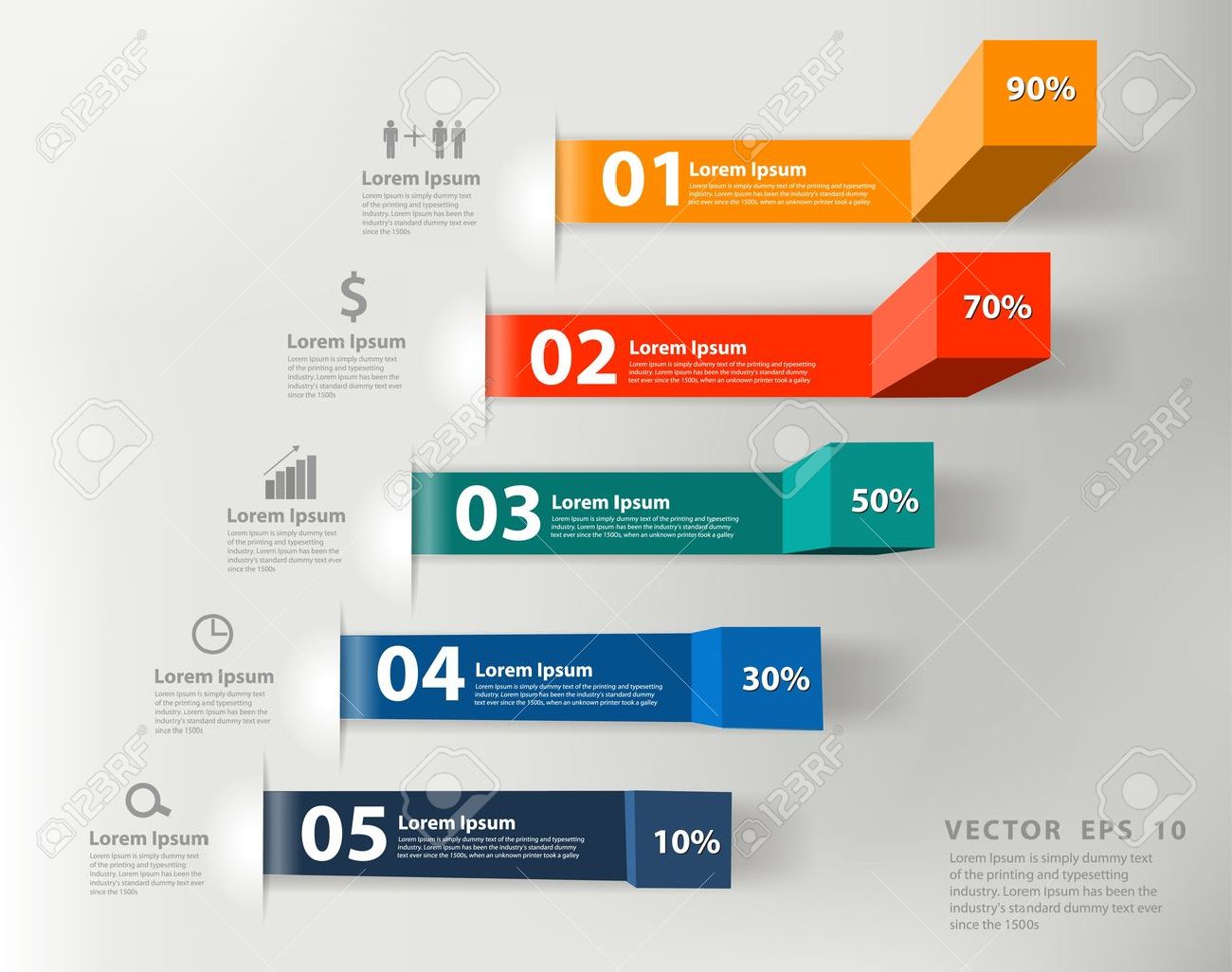 modern business steps to success charts and graphs options banner free options charting