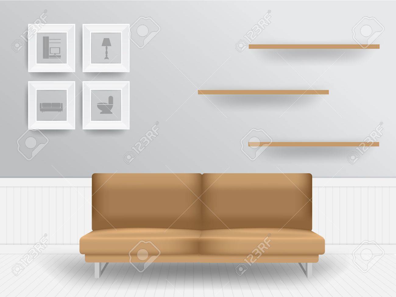 Living Room Furniture Templates living room interior concept, vector illustration modern template Living Room Furniture Templates living room interior concept, vector illustration modern template