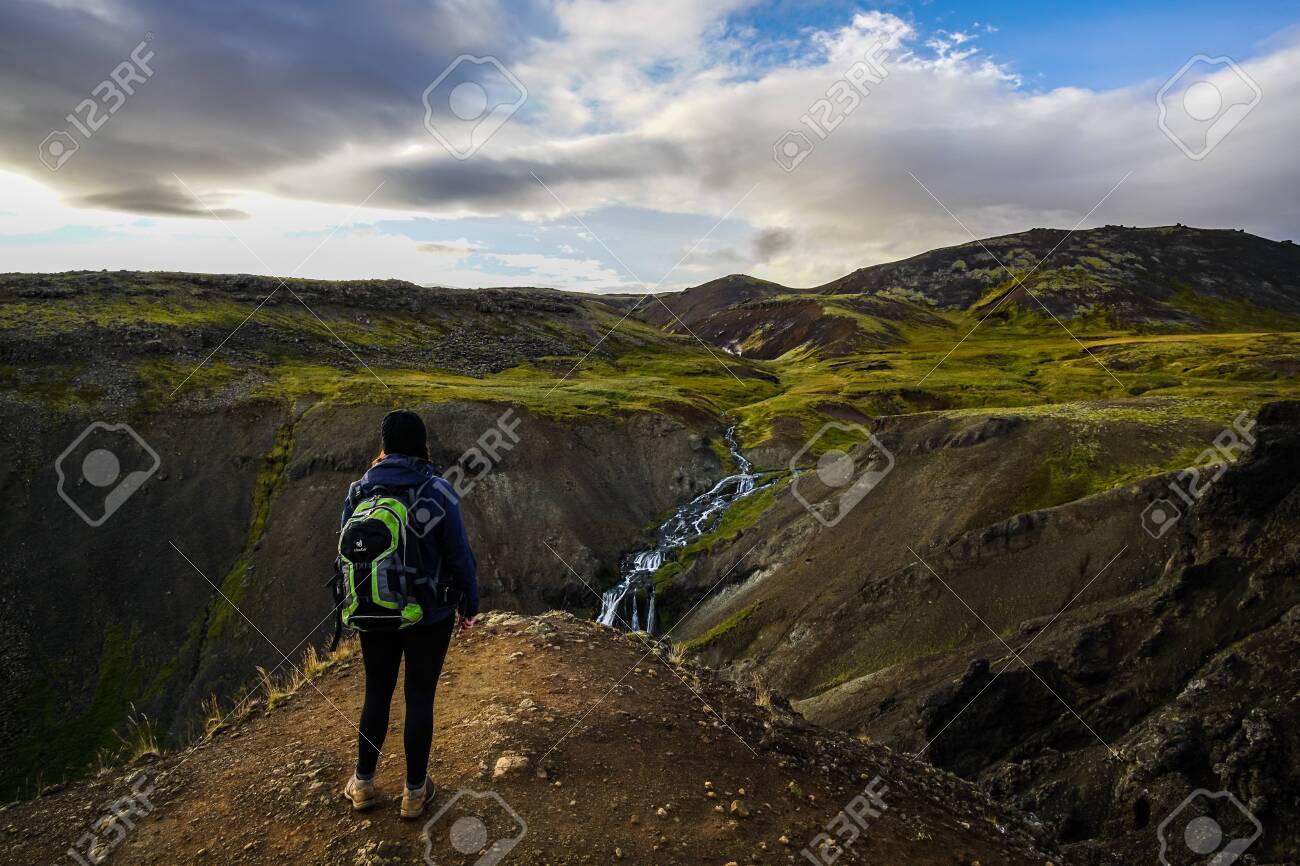 Extremly Green Valley In Iceland In The Hengill Area Of Iceland Stock Photo Picture And Royalty Free Image Image