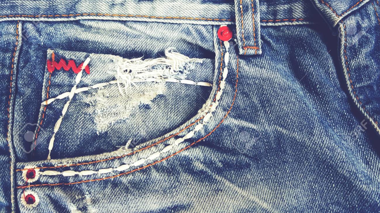 blue jean pockets