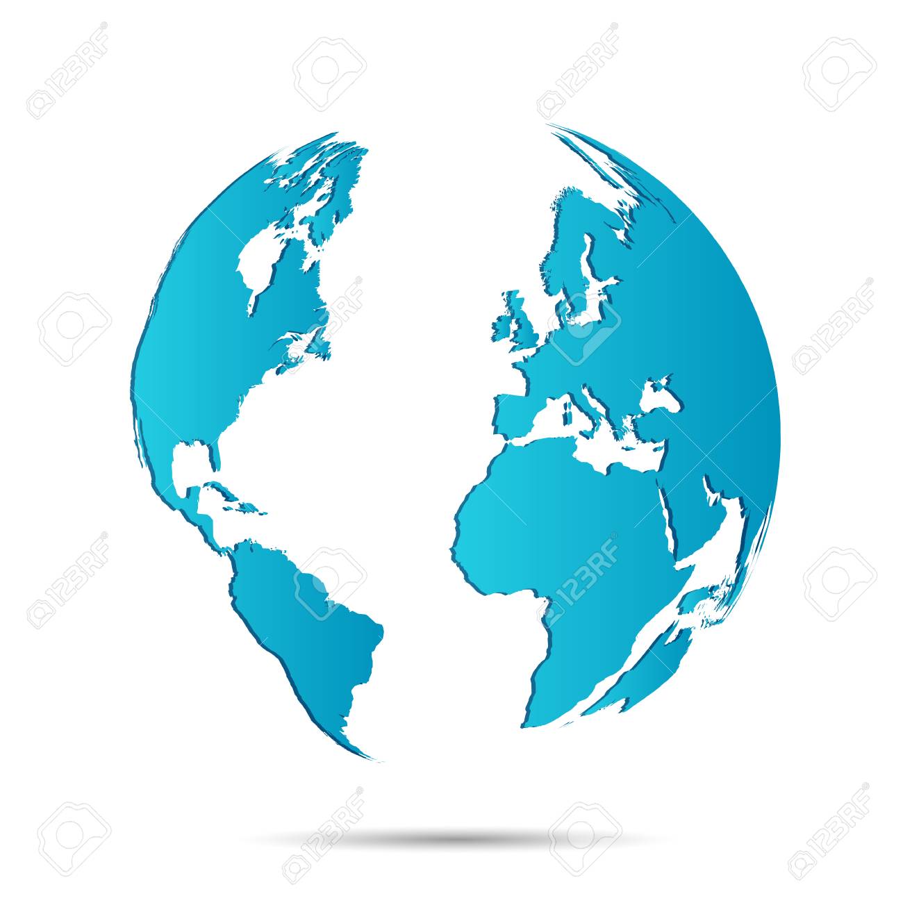 Illustration Of A Colorful World Map Isolated On A White Background Royalty Free Cliparts Vectors And Stock Illustration Image Illustration Of A Colorful World Map Isolated On A White Background Royalty Free Cliparts Vectors And Stock Illustration Image
