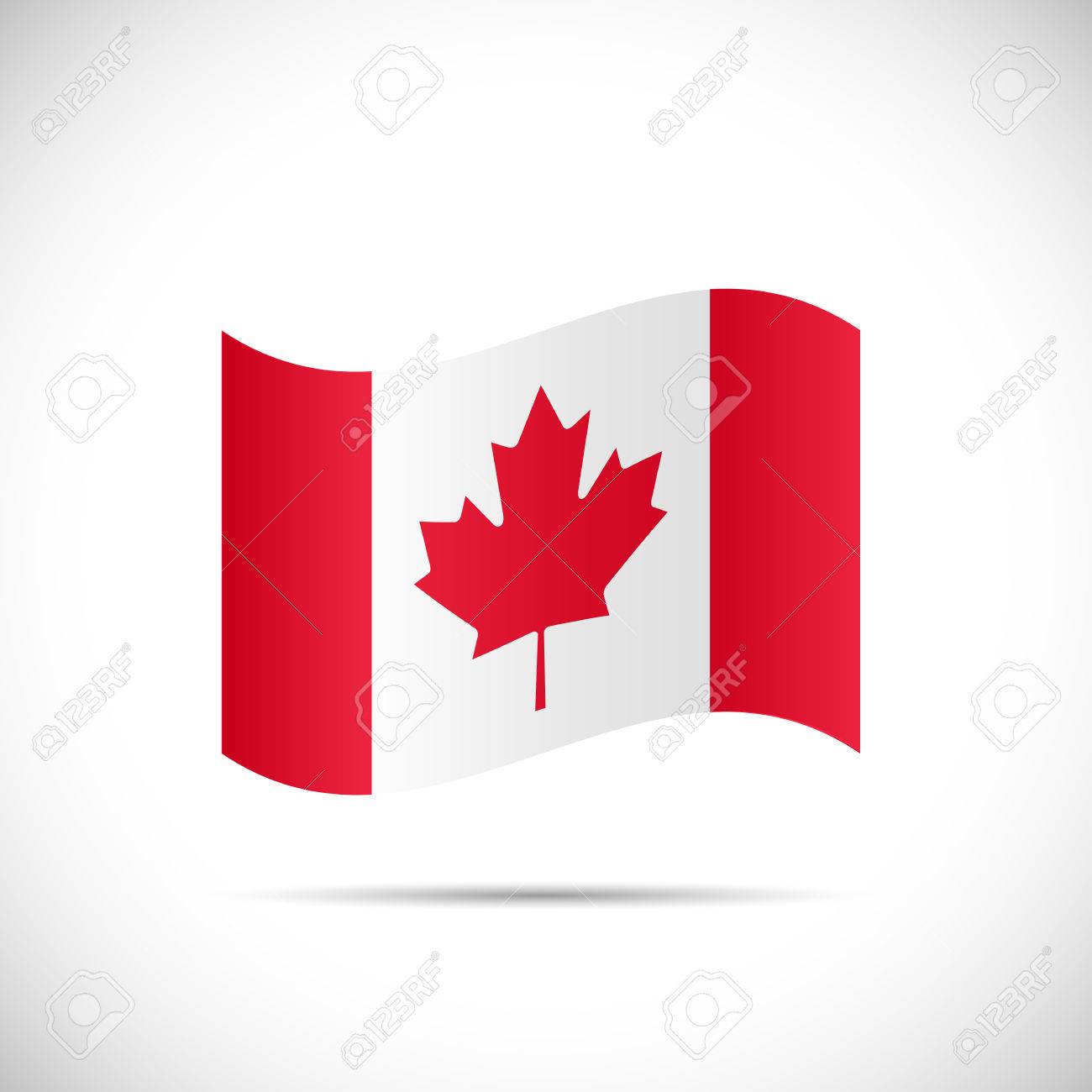 Illustration of the flag of Canada isolated on a white background. - 34766495 Illustration of the flag of Canada isolated on a white background. - 34766495