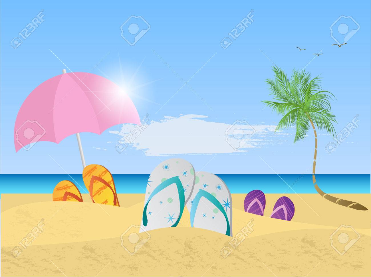 illustration of a colorful