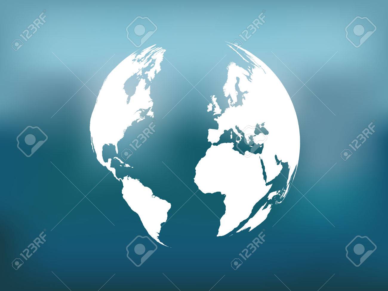 Illustration Of A Modern World Map Background Royalty Free Cliparts Vectors And Stock Illustration Image