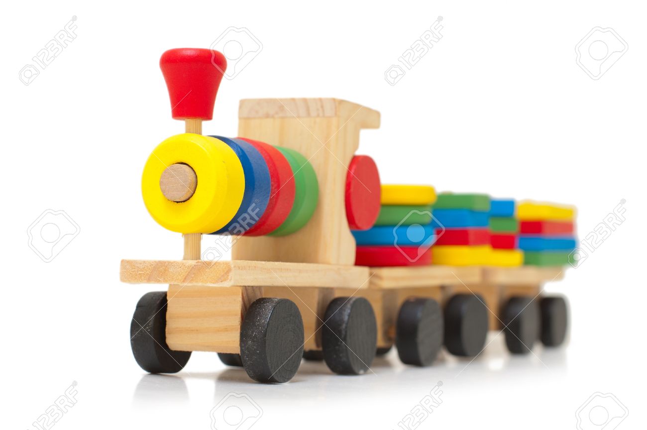 wooden train baby