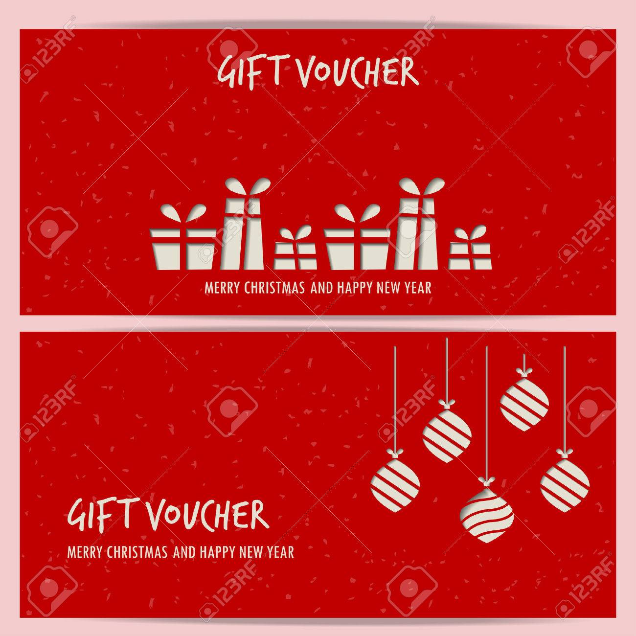 christmas and new year gift voucher certificate coupon template. can be use for business shopping card, customer sale and promotion, layout, banner, web design. vector illustration - 48758340 christmas and new year gift voucher certificate coupon template. can be use for business shopping card, customer sale and promotion, layout, banner, web design. vector illustration - 48758340