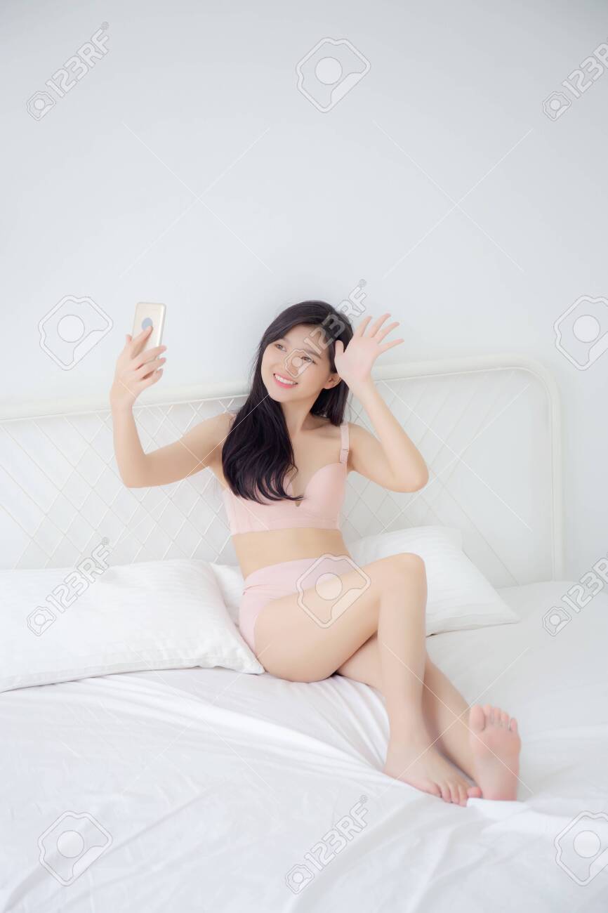 Asian lingerie selfies