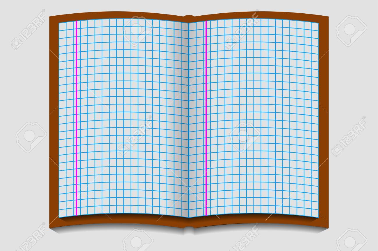 graph paper notebook royalty free cliparts vectors and stock graph paper notebook