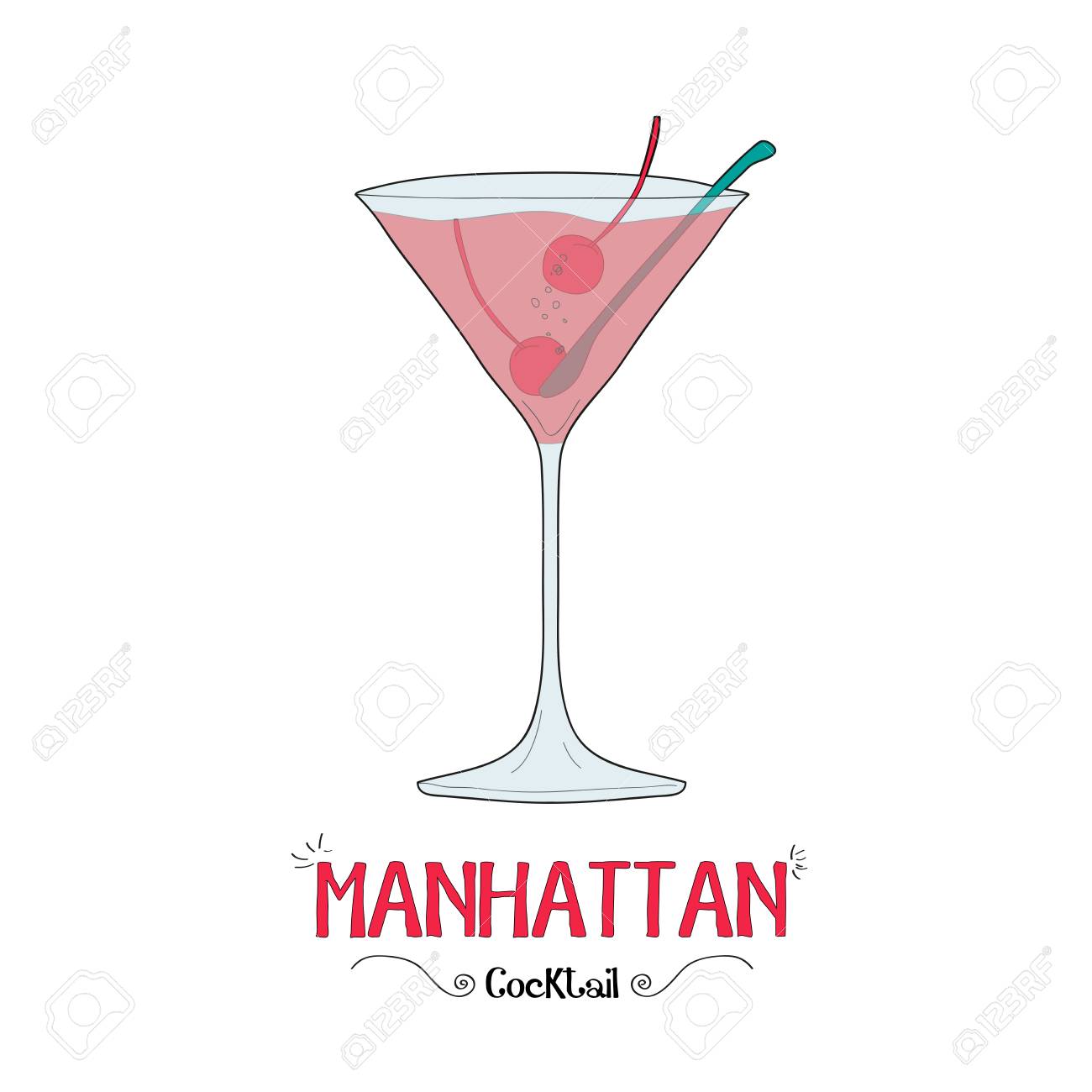 Manhattan Cocktail Bar For Business Royalty Free Cliparts Vectors And Stock Illustration Image 60315968