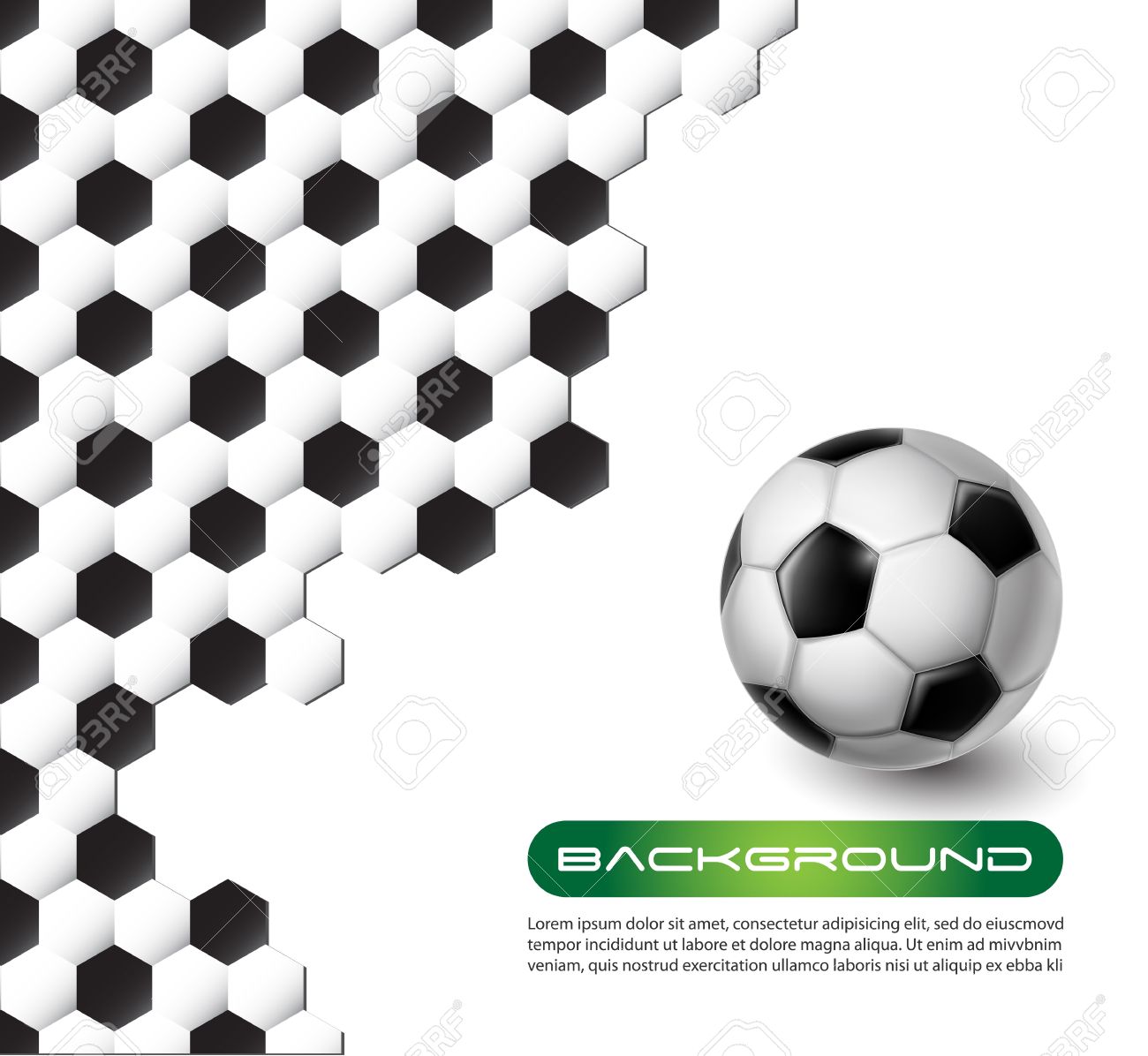 soccer ball vector background texture royalty free cliparts vectors