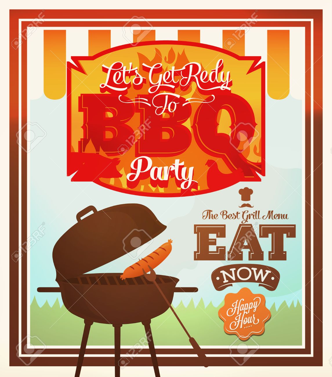 barbecue poster