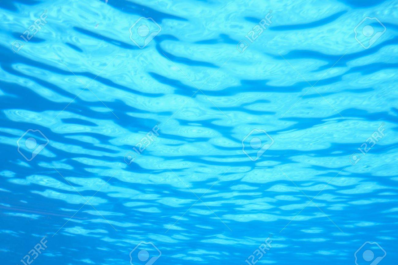 Blue Water Ripples Underwater. Texture Of Background Stock Photo, Picture  and Royalty Free Image. Image 18191871.