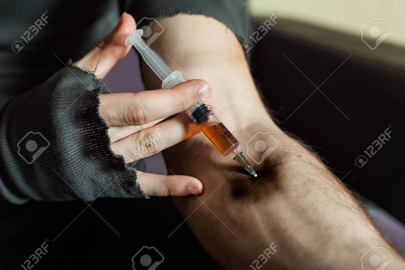 Hard spuiten