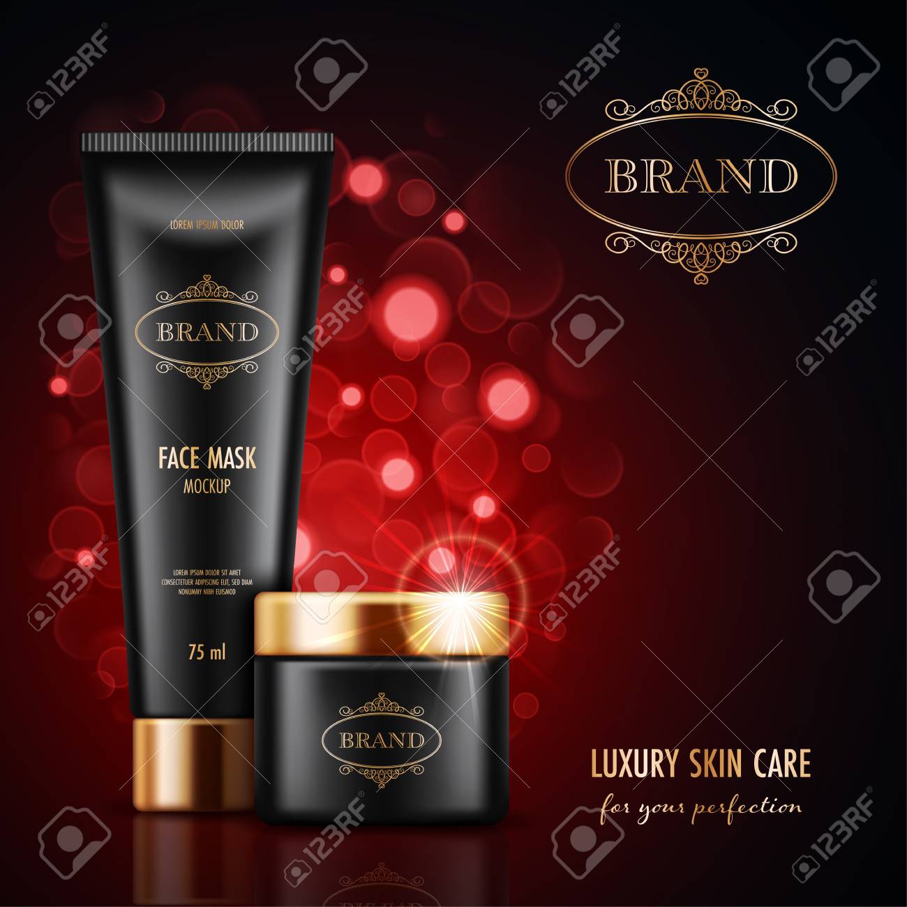 red skin face products