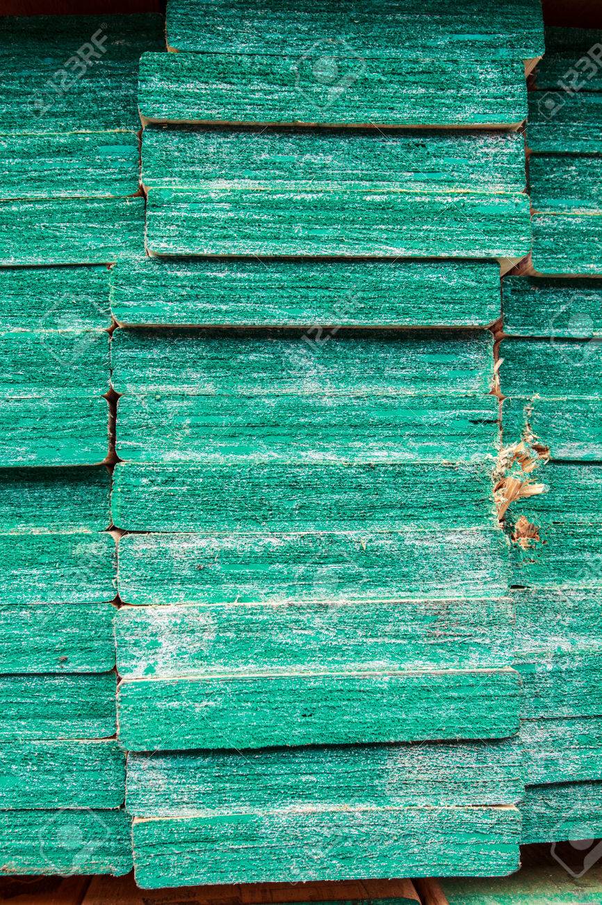 Scaffolding Planks For Flooring In High Rise Construction Stock