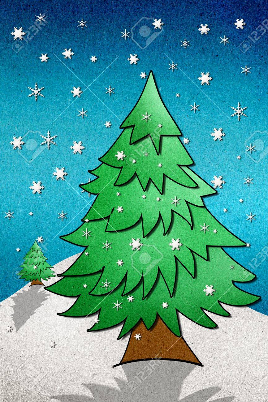 Download Background For New Year And For Christmas Craft On Recycle Paper Stock Photo Picture And Royalty Free Image Image 11282580 Yellowimages Mockups