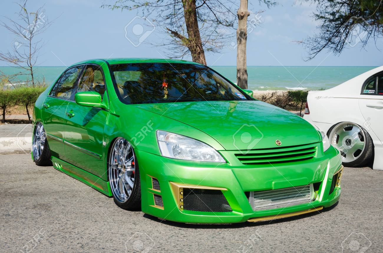 Songkhla Thailand March 09 Tuned Car Honda Accord In Songkhla Car Club Show 2014 At Samila Beach On March 09 2014 In Songkhla Thailand Stock Photo Picture And Royalty Free Image Image 26516635