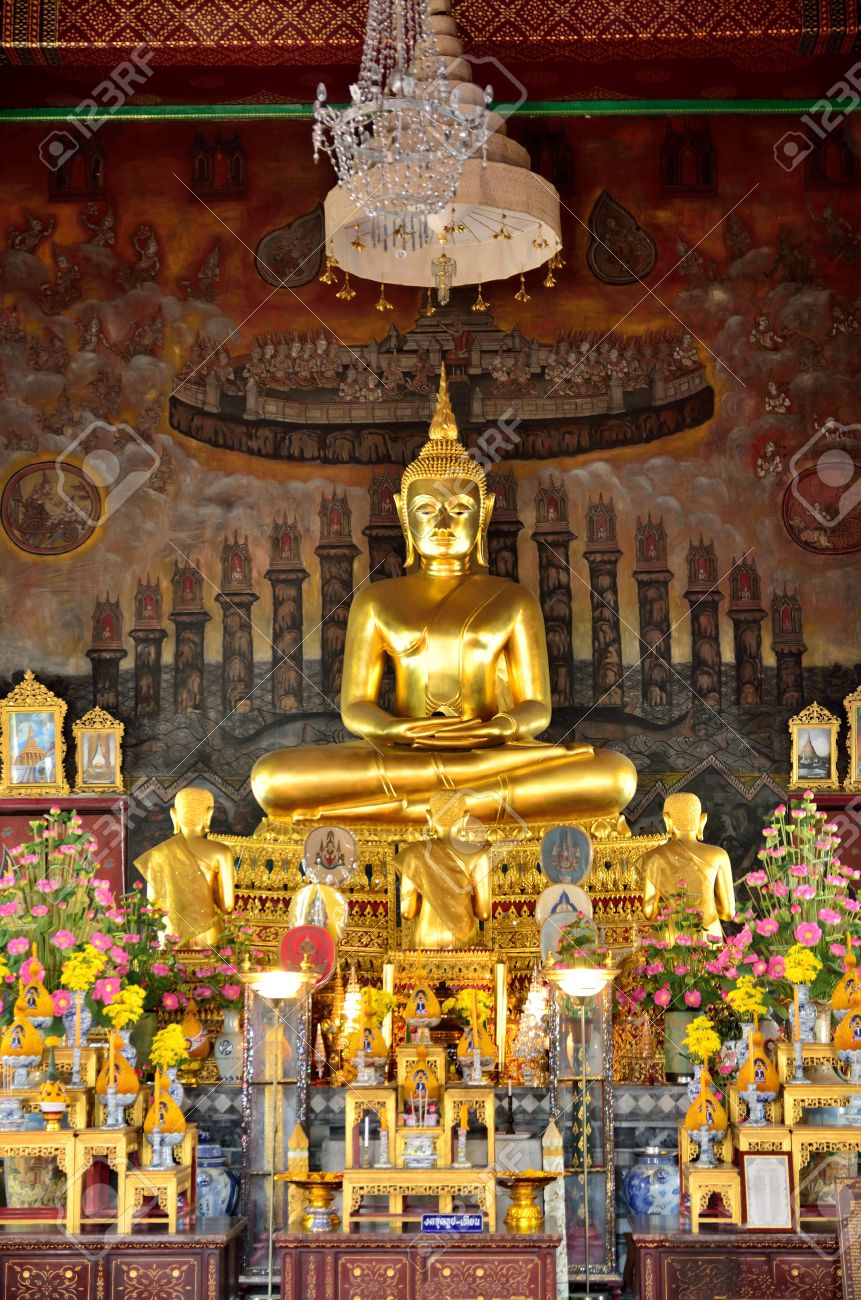Big Golden Buddha In Wat Rakung Bangkok Stock Photo Picture And Royalty Free Image Image Big Golden Buddha In Wat Rakung Bangkok Stock Photo Picture And Royalty Free Image Image