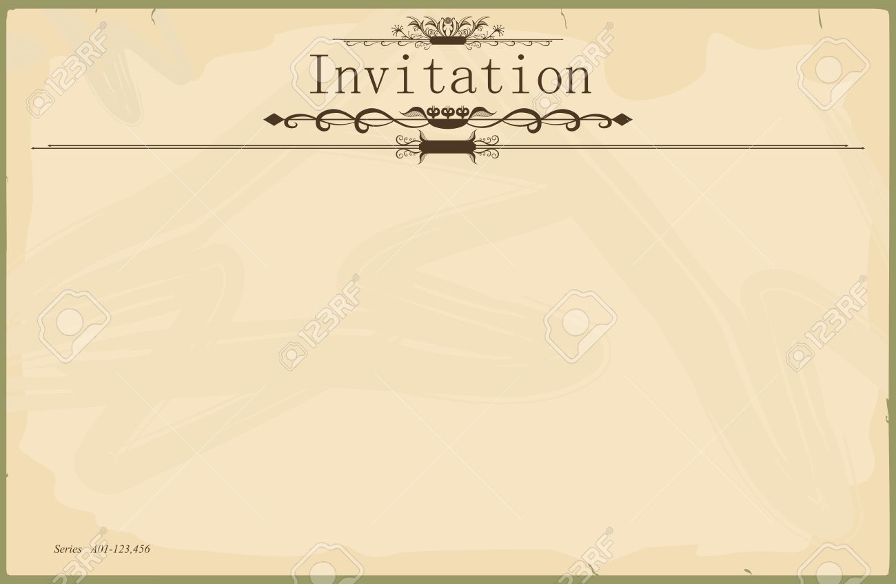 invitation blank