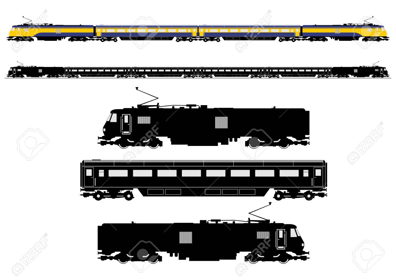High Speed Train Side View PNG Transparent Images Free Download | Vector  Files | Pngtree, image size:1300x919