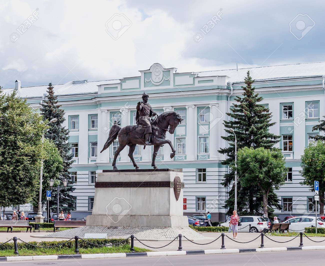 エリア 王子への都市の創設者の記念碑 の写真素材 画像素材 Image