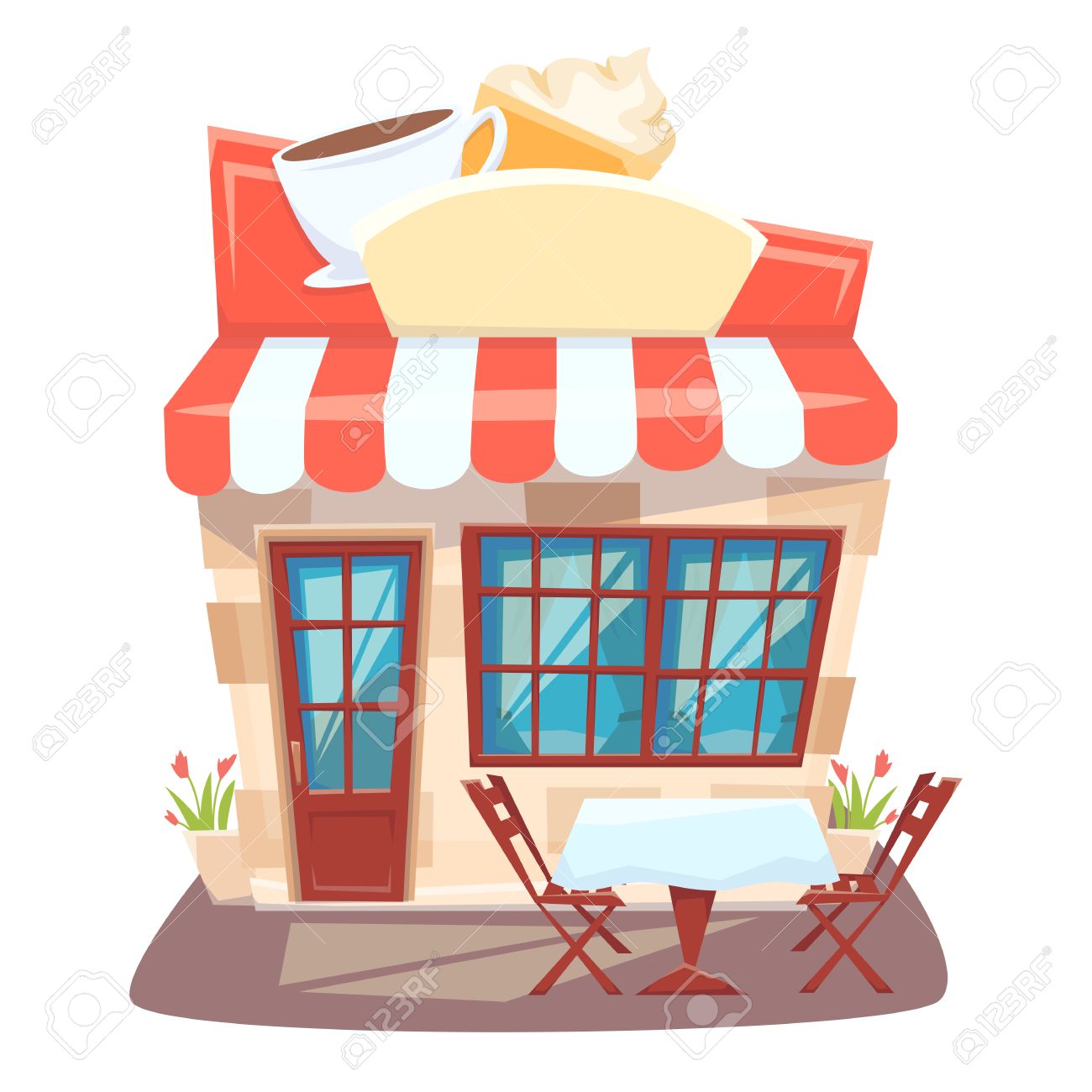 cafe shop front street
