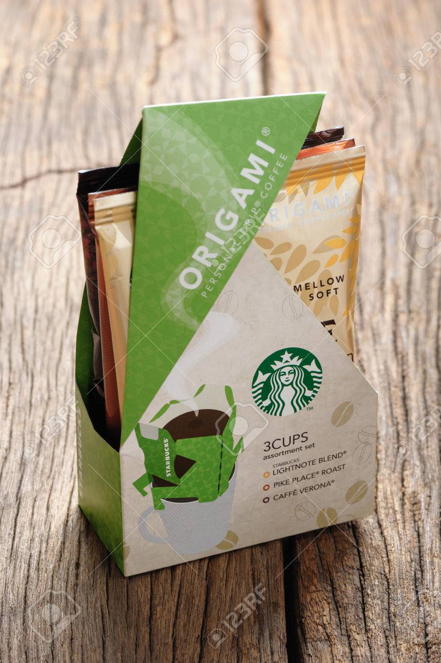 Hokkaido Japan July 29 2015 The Starbucks Origami Personal