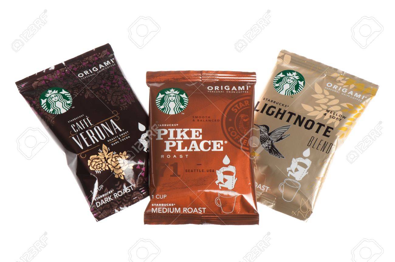 Hokkaido Japan July 29 2015 The Starbucks Origami Personal