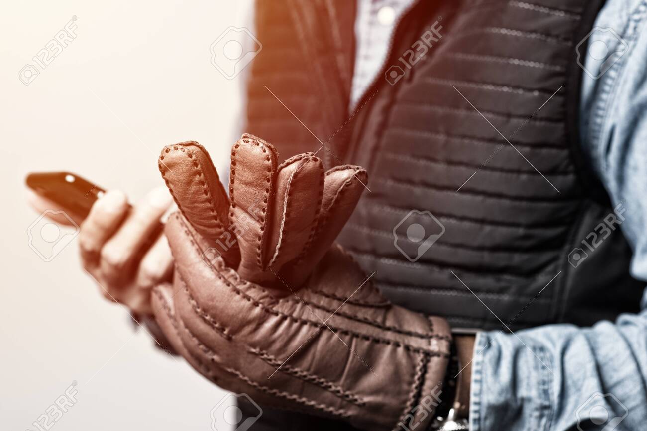 gloves in winter