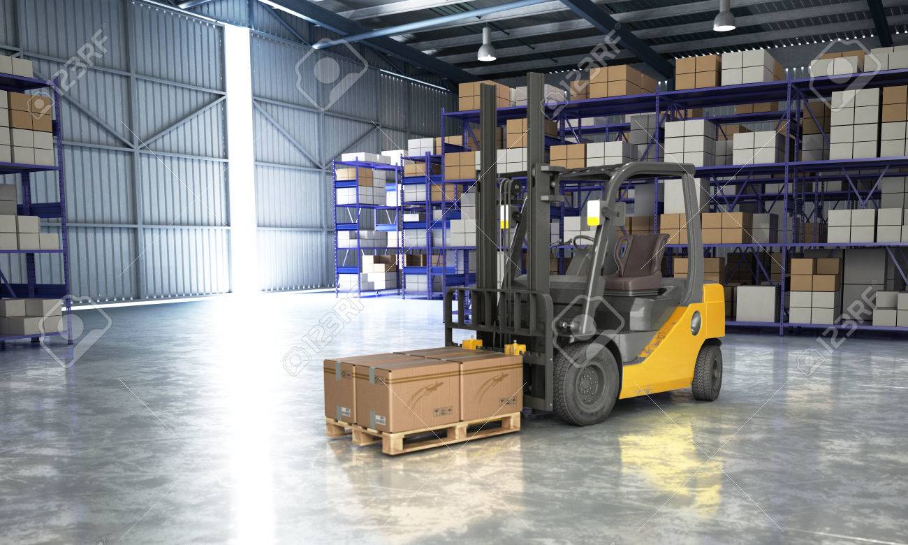 大きな倉庫配信背景 3 D イラストでフォーク リフト倉庫の概念 の写真素材 画像素材 Image 大きな倉庫配信背景 3 D イラストでフォーク リフト倉庫の概念 の写真素材 画像素材 Image