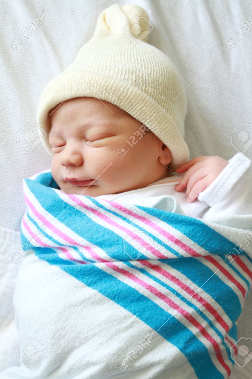 newborn and blankets