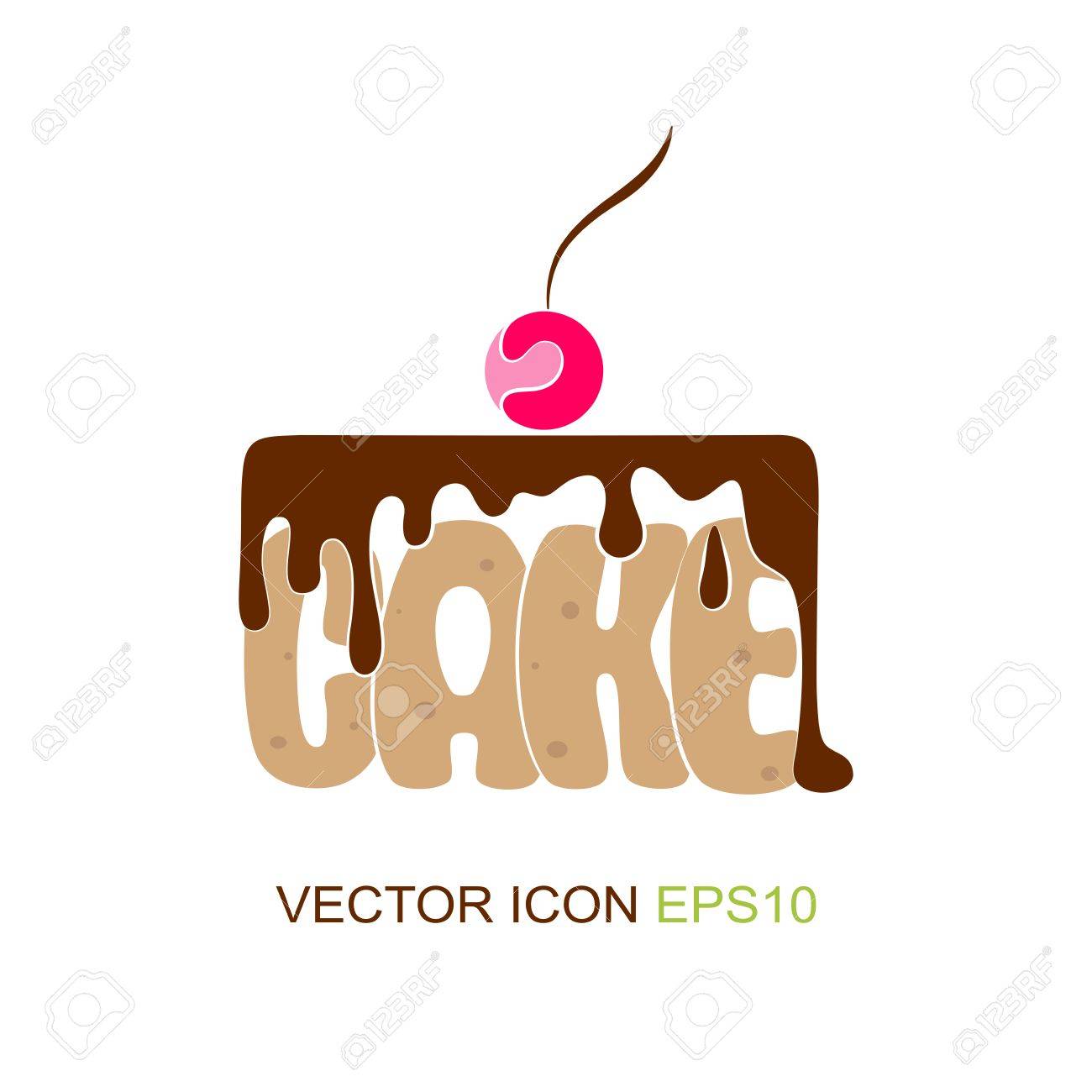 Piece Of Cake Logo Vector Cake Dessert Icon Baking Logo Royalty